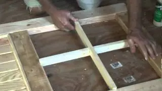 how to build a cabin  door part 2.mpg