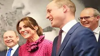 Кейт Миддлтон и принц Уильям на приеме в Литературном музее Дублина