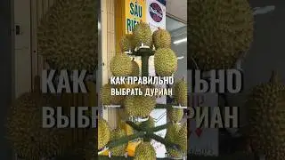 Как выбирать спелый дуриан