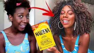 CACHOS DEFINIDOS COM HIDRATAÇÃO DE MAIZENA
