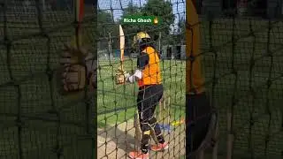 Richa Ghosh's first net session for Birmingham Phoenix 🔥 #ytshorts