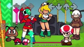 Overworld Song Shygal w Koopa Gal & Goomba Gal vs BF Friday Night Funkin #FNF #FridayNightFunkin