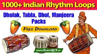 FL Studio Dholki Sample Pack Free Download | 1000+ Rhythm Loops Pack (Dholki, Dhol, Tabla, Manjeera)