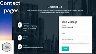 Mastering the Art of Creating a Stunning Contact Page for Your Website: Step-by-Step Guide#html#CSS