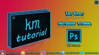 How to Create  neon text effect photoshop tutorial :sinhala:
