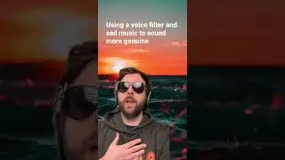 This voice filter and piano song make anything sound genuine and caring.