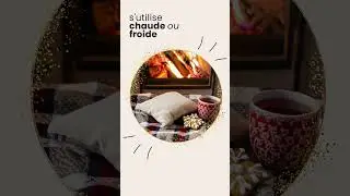 La bouillotte sèche en noyaux de cerises