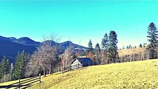 Ukrainian Carpathian Mountains. Mountain range.