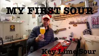 Key lime pie sour beer recipe. Fermented with Voss Kveik.
