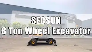 SECSUN 8 Ton Wheel Excavator