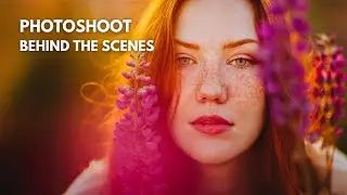 Flower Field Photoshoot: Golden Light & Posing Tips (Behind the Scenes!)