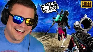 We made him RAGE QUIT - PUBG