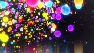 Particles in zoom animation