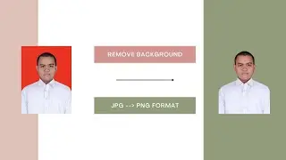 Convert foto ke png dan hapus background || Simply convert photo and remove background