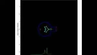 gravitational lensing(animation) - binary point mass lens
