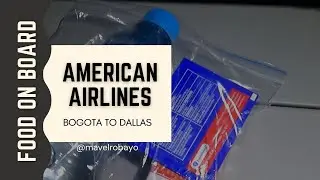 Que #comida dan en un #vuelo de @AmericanAirlines ? Ruta Bogota - Dallas