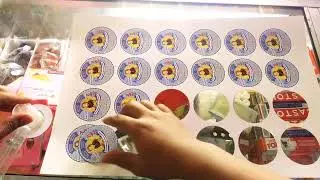 CARA MEMOTONG STIKER BULAT PAKAI  PISAU CIRCLE CUTTER