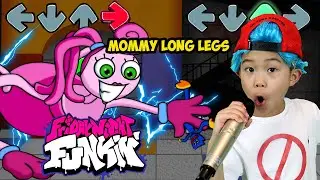 Friday Night Funkin' In Real Life Vs Mommy Long Legs FNF MOD