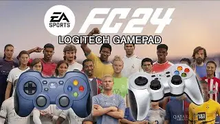 FC 24 Gameplay Logitech controller F710 and F310 review on PC | FIFA 24