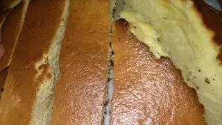 VANILLA SPONGE CAKE IN MICROWAVE OVEN
