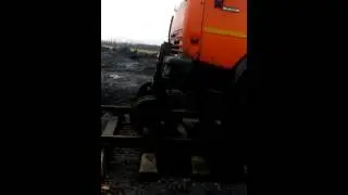 наш камаз на жд ходу