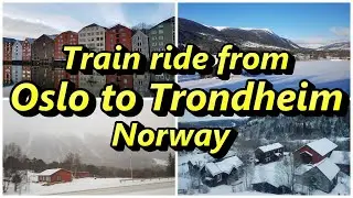 Train ride from Oslo to Trondheim, Norway 🇳🇴