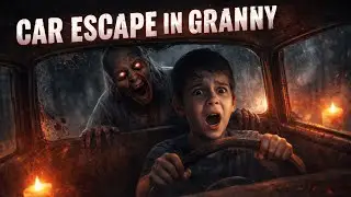 Granny Car Escape 😱 | Last Moment Horror Chase | Granny Game Full Escape