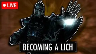🔴 SKYRIM BUT I BECOME A LICH | UNDEATH MOD🔴
