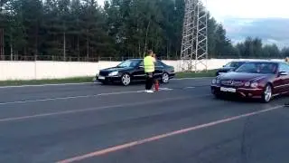 Mercedes-Benz S600 500+hp vs Mercedes-Benz CL55