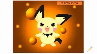How to draw Pichu