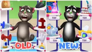 Which of these is the best? My Talking Tom 2 OLD vs NEW First Aid Gameplay