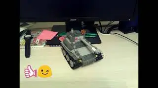 LEGO - танк  с подвеской   (самоделка). :)