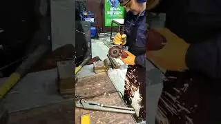 плазморез в деле,делаю печку под казан с газового балона 