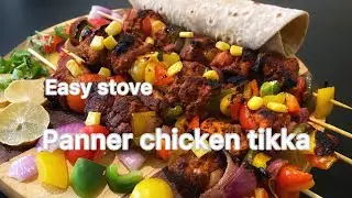 #chickenlovers #pannerlovers #easytikka   EASY STOVE TOP PANEER/CHICKEN TIKKA