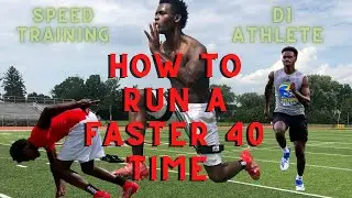 How to Lower your 40 time | speed Training Drills
