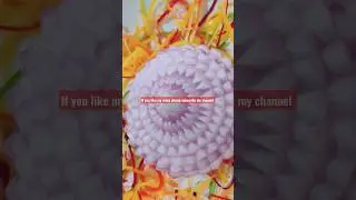 Creating, art's is what I love to do...here's a video that i design a Onion into beautiful flowers 🌼