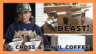 Cupping coffees from this beast! ft. Cross and Anvil Coffee Roasters