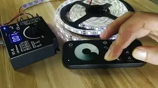 LEDLightingHut Rotary Knob PWM Dimmer with Digital Display