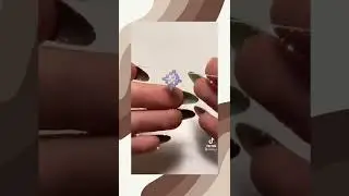 Туториал на колечко с ромбиками из бисера✨🔷#бисер #туториал