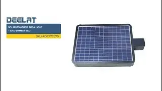 Solar Street Light - 10000 Lumens LED - with Remote D1776409