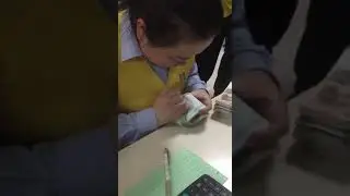 Механическая счётчик денег