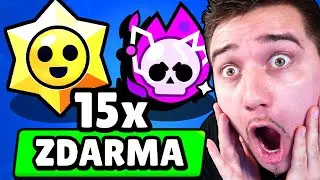 TOHLE UDĚLEJ! 😱 15x FREE STARR DROPS A HYPER CHARGE! 😱 | Brawl Stars