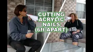 Two Mom's Explain Quarantine Manicure | For Existing Acrylic Nails