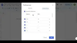 How to use autocorrect in google docs