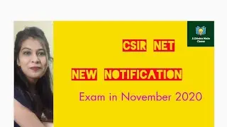 CSIR NET 2020- NEW NOTIFICATION FOR EXAM DATE