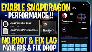 Enable Snapdragon 888 Performance On Any Android Device : No Root || Stable FPS & Performance !