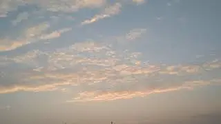 Early Morning Beautiful Moving Clouds & Sunrise Footage Video Free