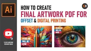 How to create final artwork printable pdf