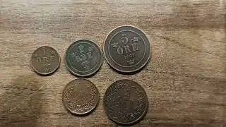 Монеты Швеции. Оскар 2 и Карл 15