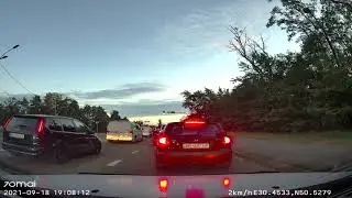 На машине по Киевской области через Вышгород●Timelapse 5x